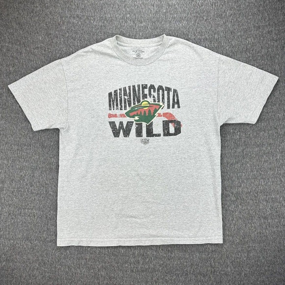 CCM Other - Minnesota Wild Shirt Adult Extra Large CCM Gray Short Sleeve NHL Hockey Mens